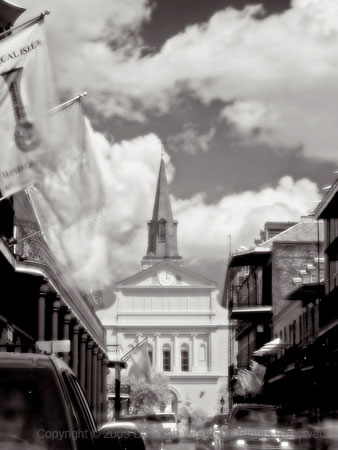 Cathedral viewed from Orleans Street